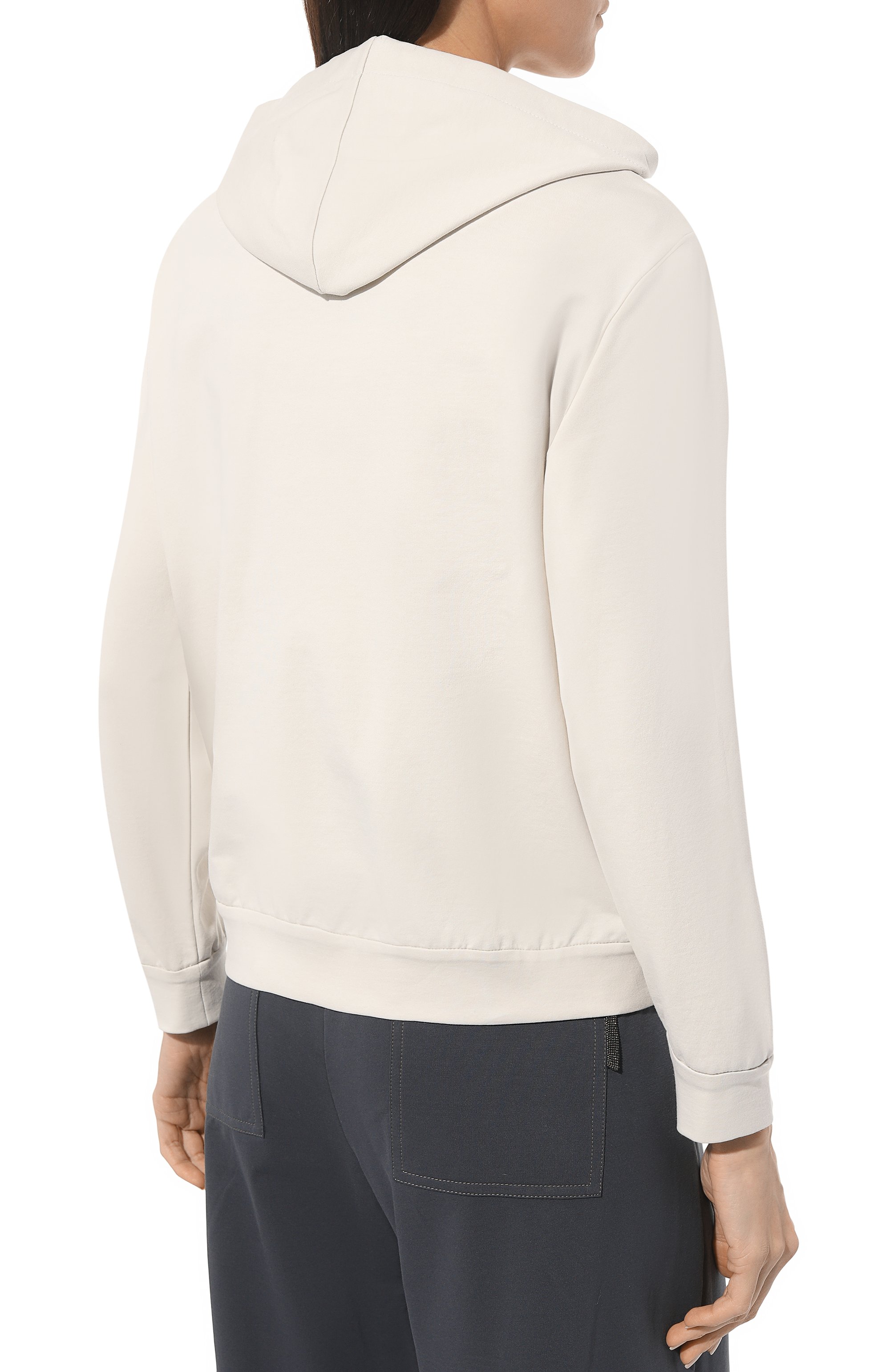 Хлопковая толстовка BRUNELLO CUCINELLI, арт. MH827B1190, фото 4