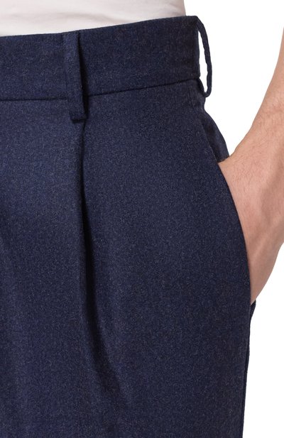 Брюки из шерсти и кашемира COLOMBO темно-синего цвета по цене 165500 руб., арт. PA00554/61088-10, фото 5 Брюки из шерсти и кашемира COLOMBO, арт. PA00554/61088-10, фото 5