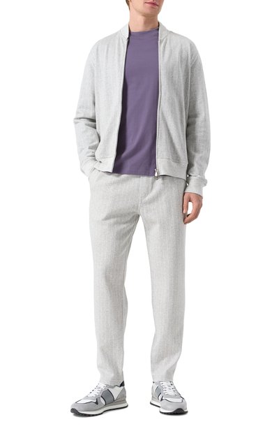 Брюки из хлопка и кашемира BRUNELLO CUCINELLI, арт. MM833B2336, фото 2