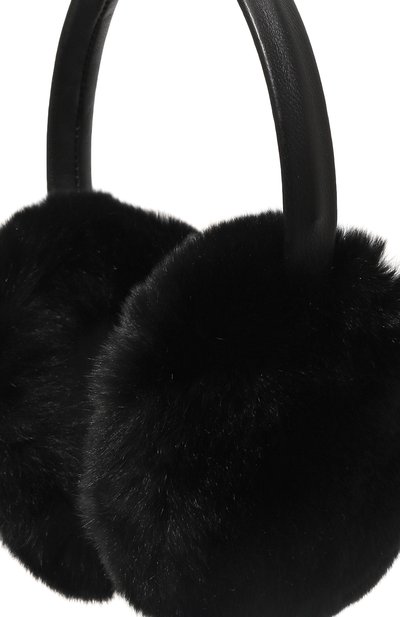 Меховые наушники из кролика YVES SALOMON, арт. 23WAA110XXREXX, фото 4