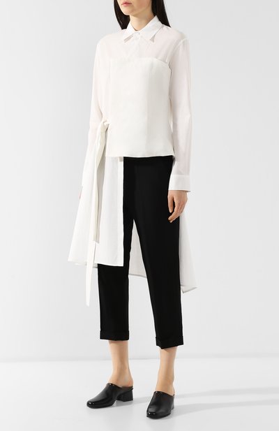 Хлопковая блузка YOHJI YAMAMOTO, арт. FZ-D54-802, фото 3