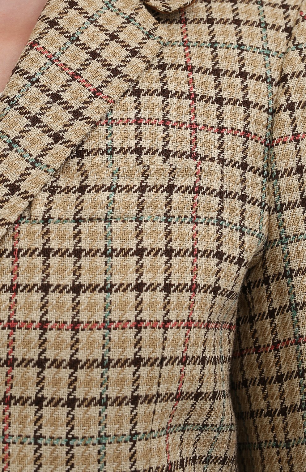 Жакет изо льна и шелка POLO RALPH LAUREN бежевого цвета по цене 72600 руб., арт. 211843295, фото 5 Жакет изо льна и шелка POLO RALPH LAUREN, арт. 211843295, фото 5