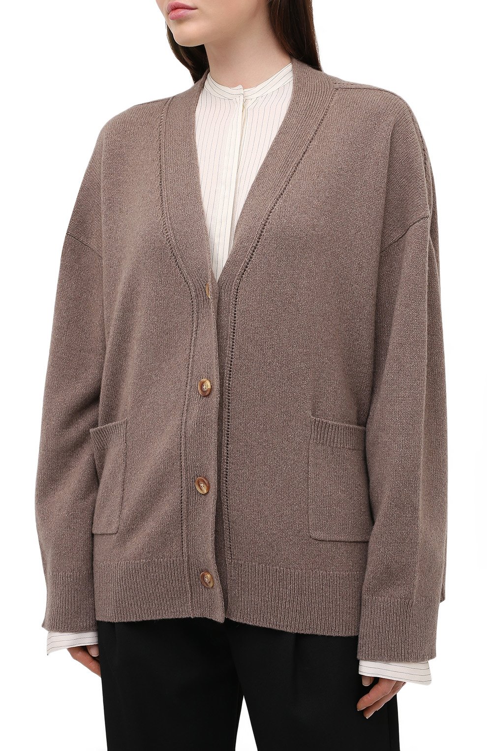 Кашемировый кардиган TOTEME, арт. LANGRE 204-558-759, фото 3