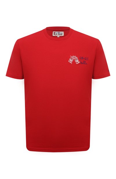 Мужская хлопковая футболка MC2 SAINT BARTH, арт. STBM ARN0TT/ARN0001/MAYP57