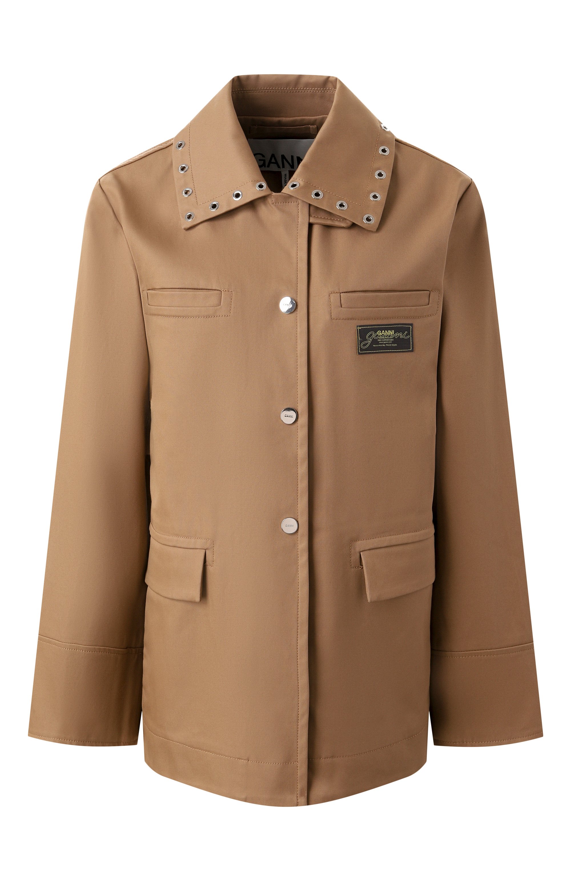 Хлопковый жакет GANNI, арт. W0027/6827, фото 1