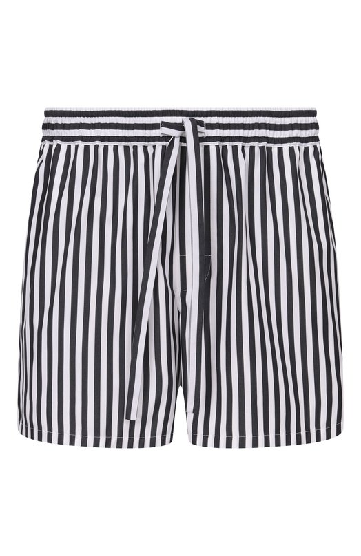 Хлопковые шорты Dolce & Gabbana GP1N7T/FR52G Чёрно-белый GP1N7T/FR52G
