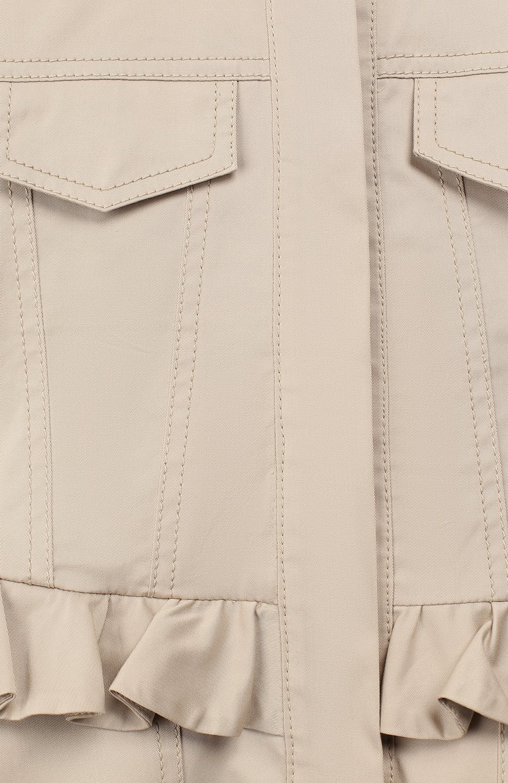 Хлопковая куртка с баской FENDI, арт. JFA089/A69F/3A-5A, фото 3