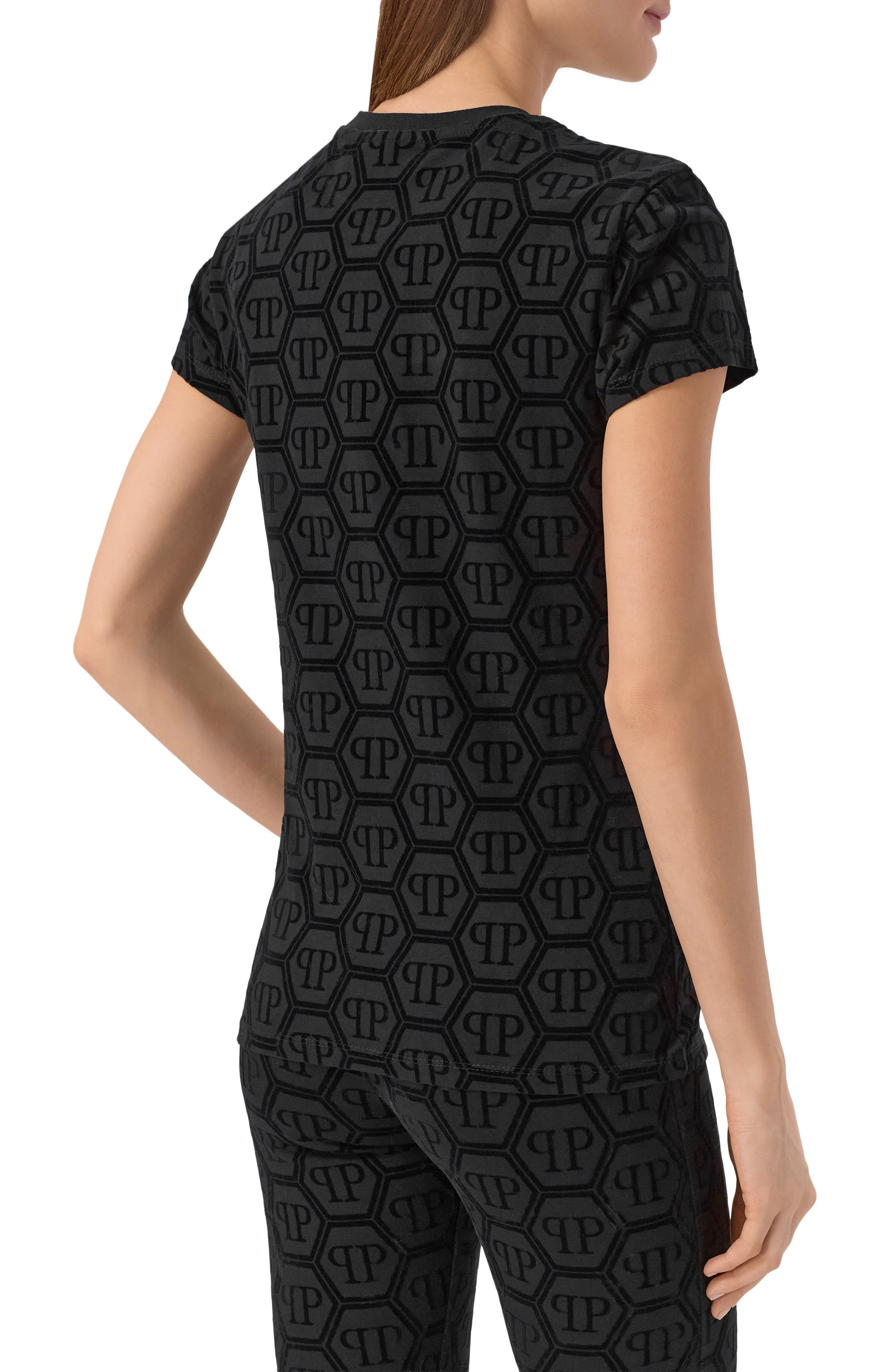 Хлопковая футболка PHILIPP PLEIN, арт. SAFC WTK3841 PJY002N, фото 4