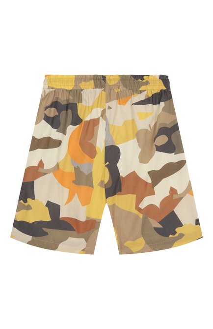 Детские хлопковые шорты MSGM KIDS разноцветного цвета, арт. S5MSJBBE014 | Фото 2 (Материал сплава: Проставлено; Нос: Не проставлено; Материал внешний: Хлопок)