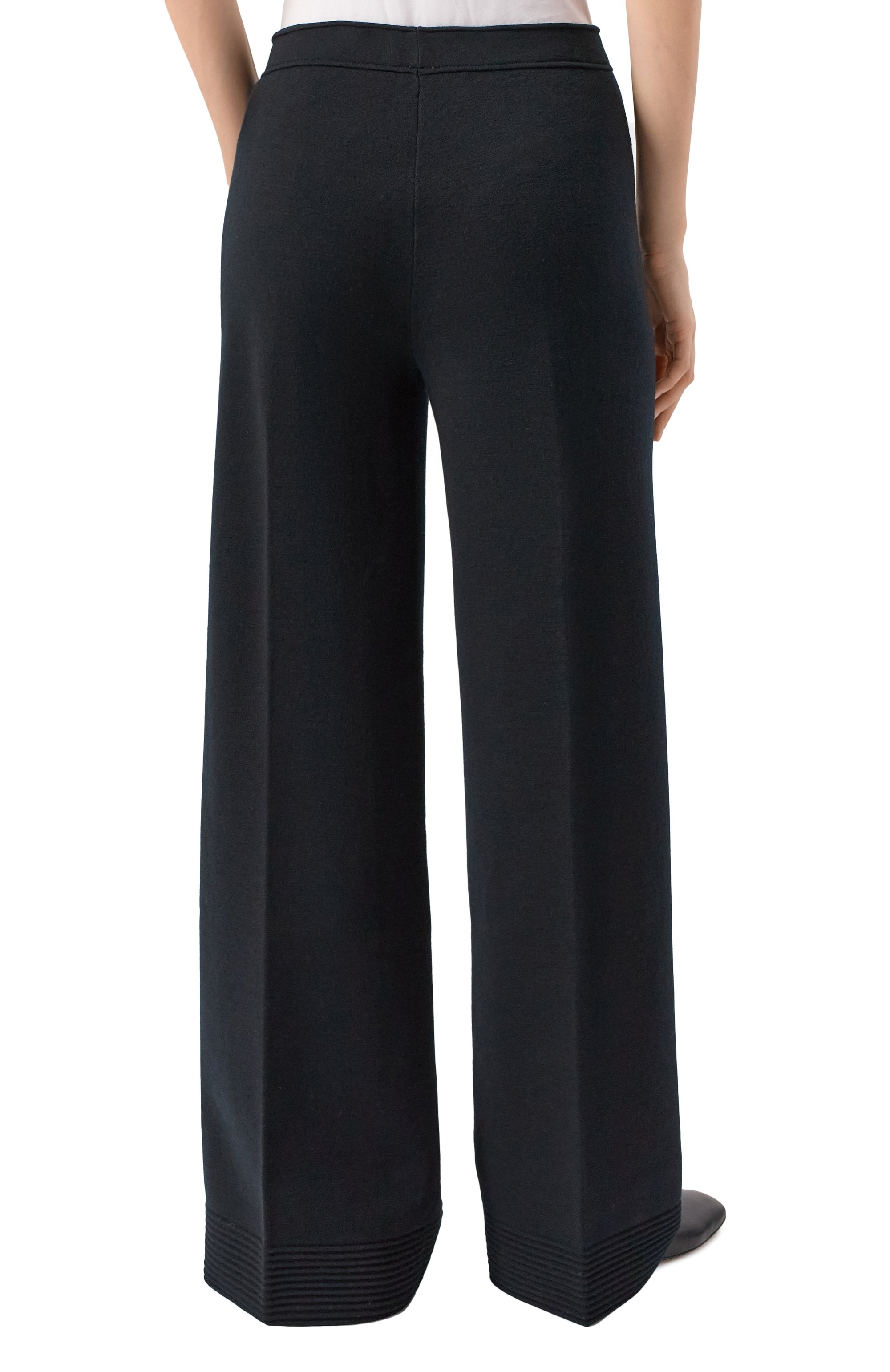 Шерстяные брюки D.EXTERIOR черного цвета по цене 54050 руб., арт. 61332, фото 4 Шерстяные брюки D.EXTERIOR, арт. 61332, фото 4