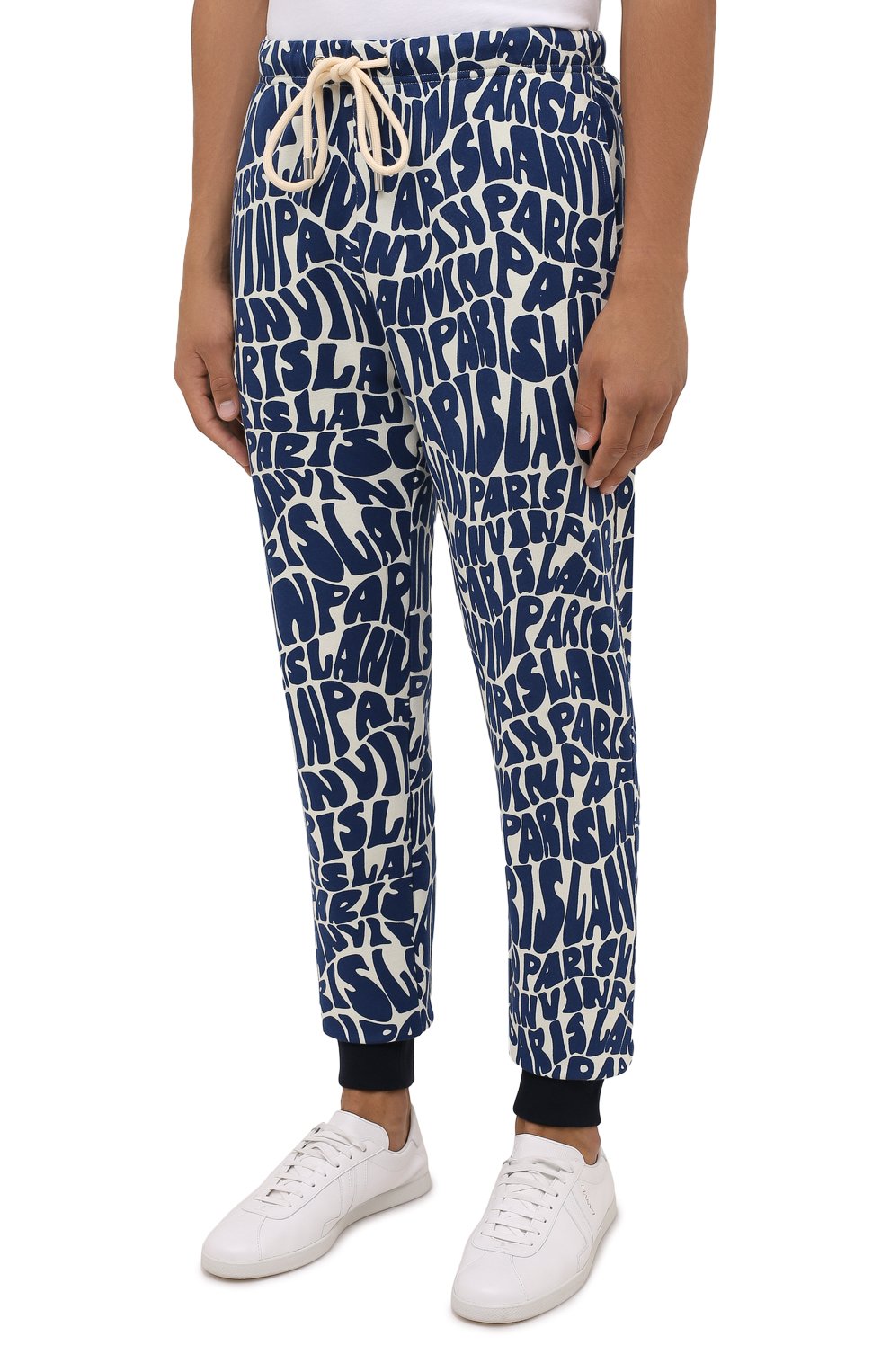 Хлопковые джоггеры LANVIN, арт. RM-TR0041-J064-A21, фото 3