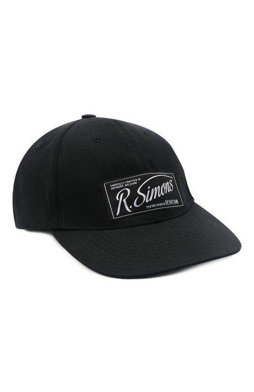 

Хлопковая бейсболка Raf Simons, Чёрный