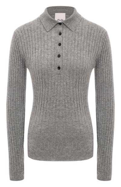 Женский поло из кашемира ALLUDE, арт. 245/11140