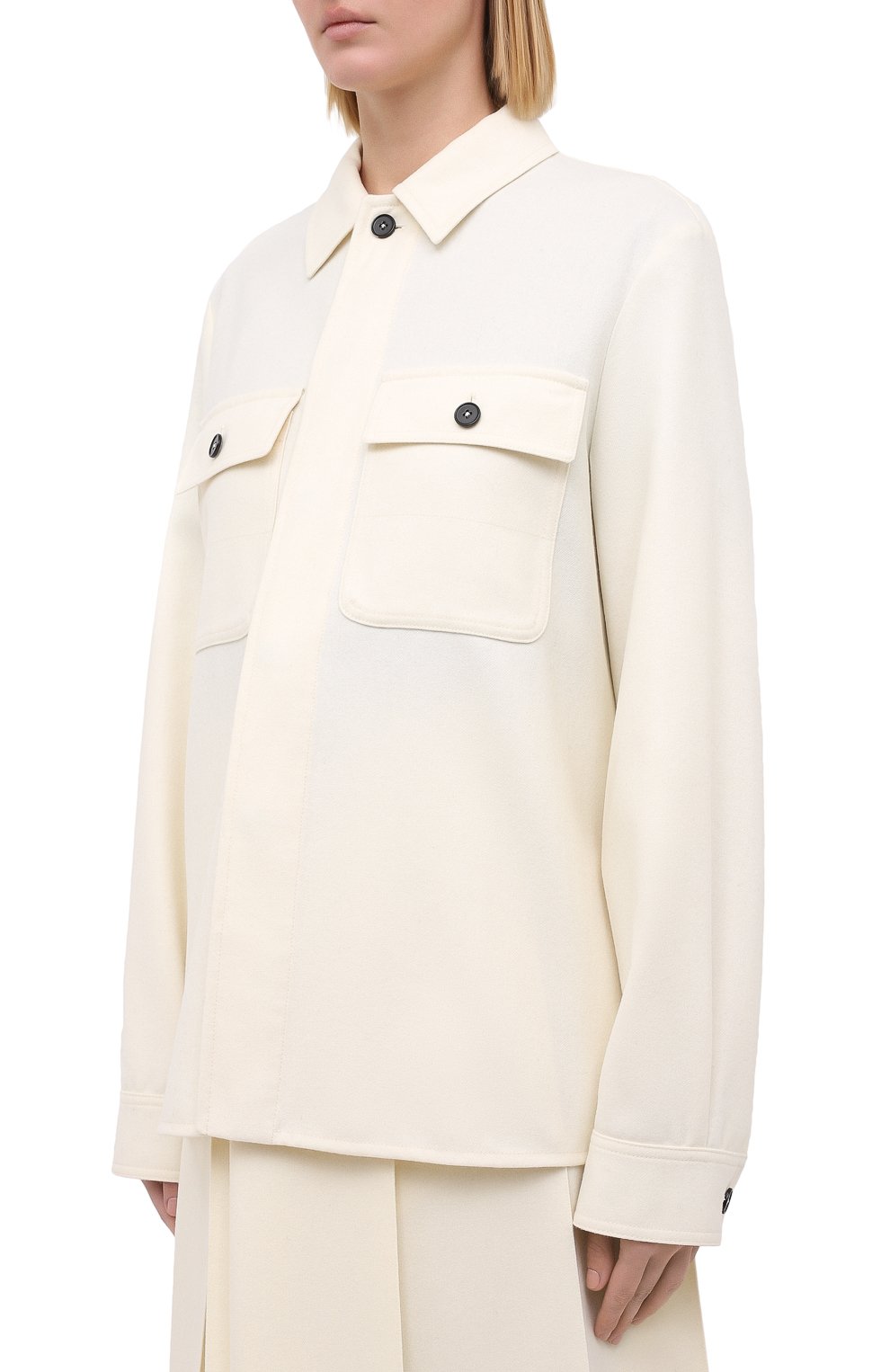 Шерстяная рубашка JIL SANDER, арт. JPPR600105-WR212500, фото 3