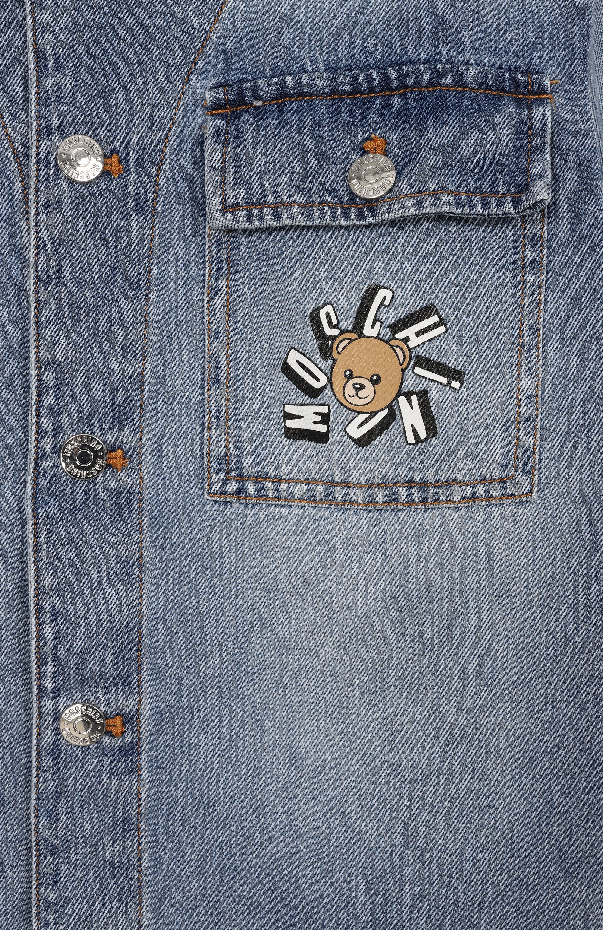 Джинсовая рубашка MOSCHINO, арт. HUC01V/L0E44, фото 3