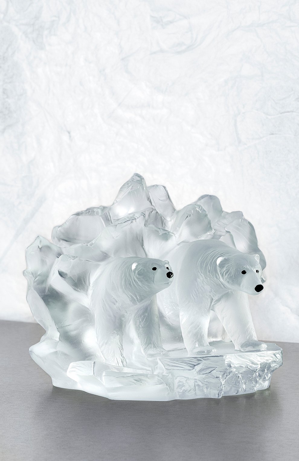 Скульптура полярные медведи arktos DAUM прозрачного цвета по цене 1060000 руб., арт. 05681, фото 3 Скульптура полярные медведи arktos DAUM, арт. 05681, фото 3