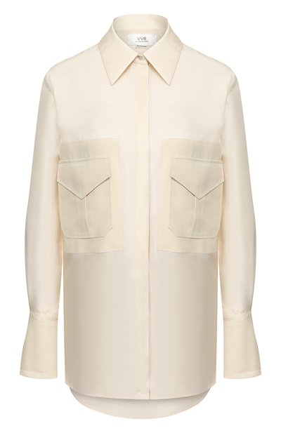 Женская шелковая рубашка VICTORIA, VICTORIA BECKHAM, арт. 2220WSH000942A