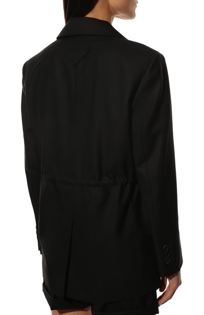 Шерстяной жакет PRADA, арт. P565M-10GK-F0002-221, фото 4