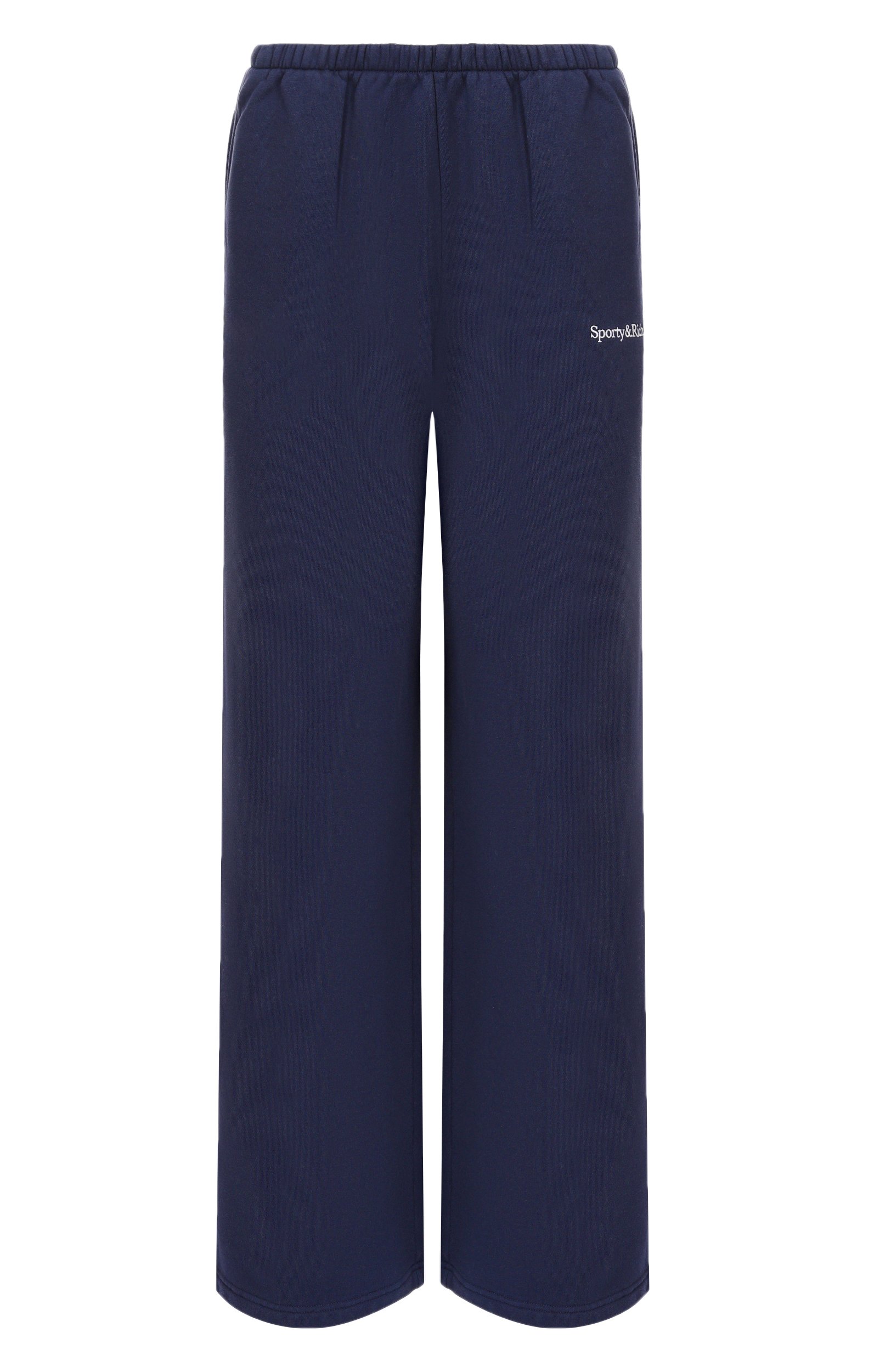 Хлопковые брюки SPORTY AND RICH, арт. PA08284300BL106, фото 1