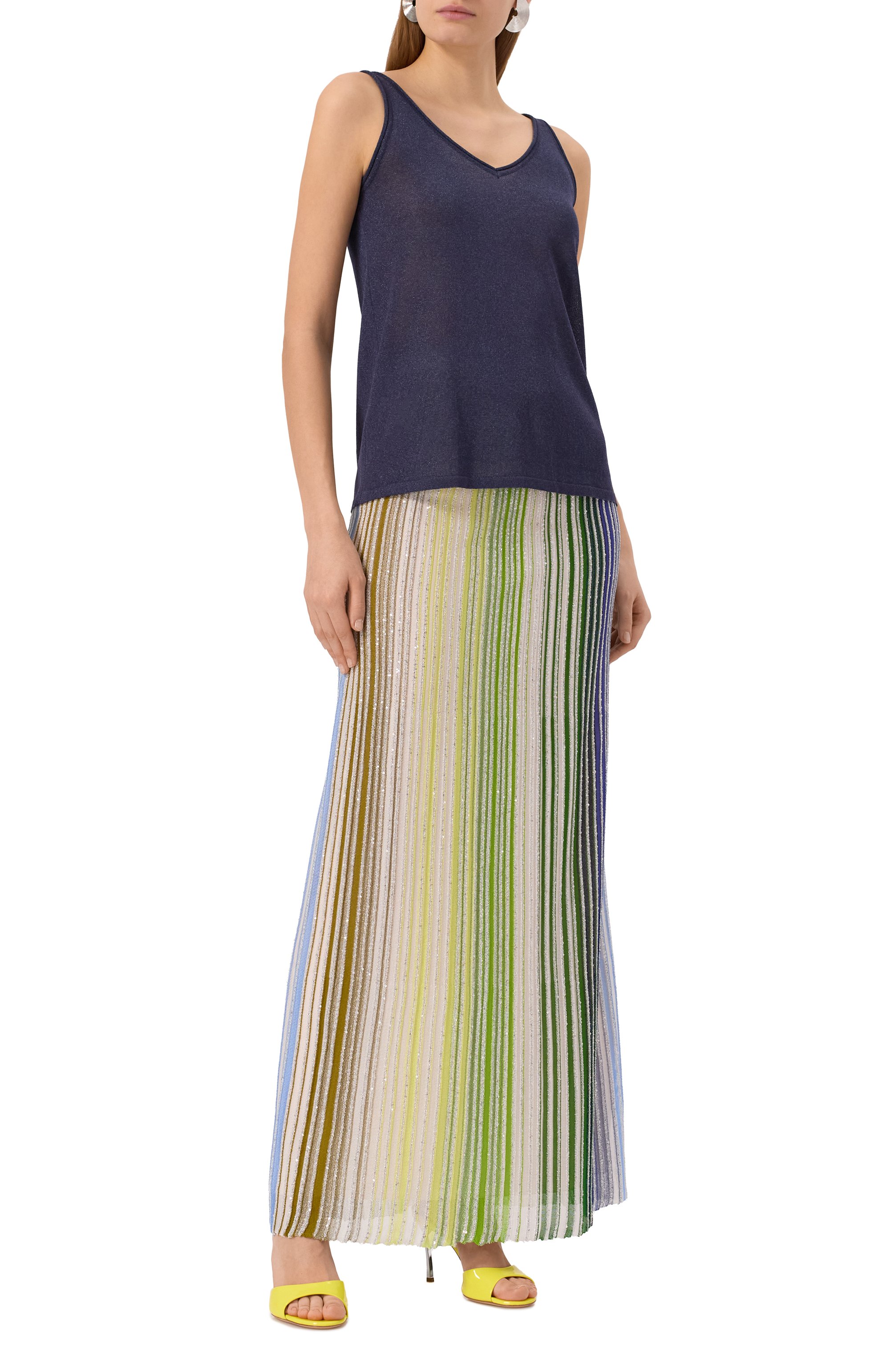 Юбка из вискозы MISSONI разноцветного цвета по цене 171500 руб., арт. DS25SH0B/BK042D, фото 2 Юбка из вискозы MISSONI, арт. DS25SH0B/BK042D, фото 2