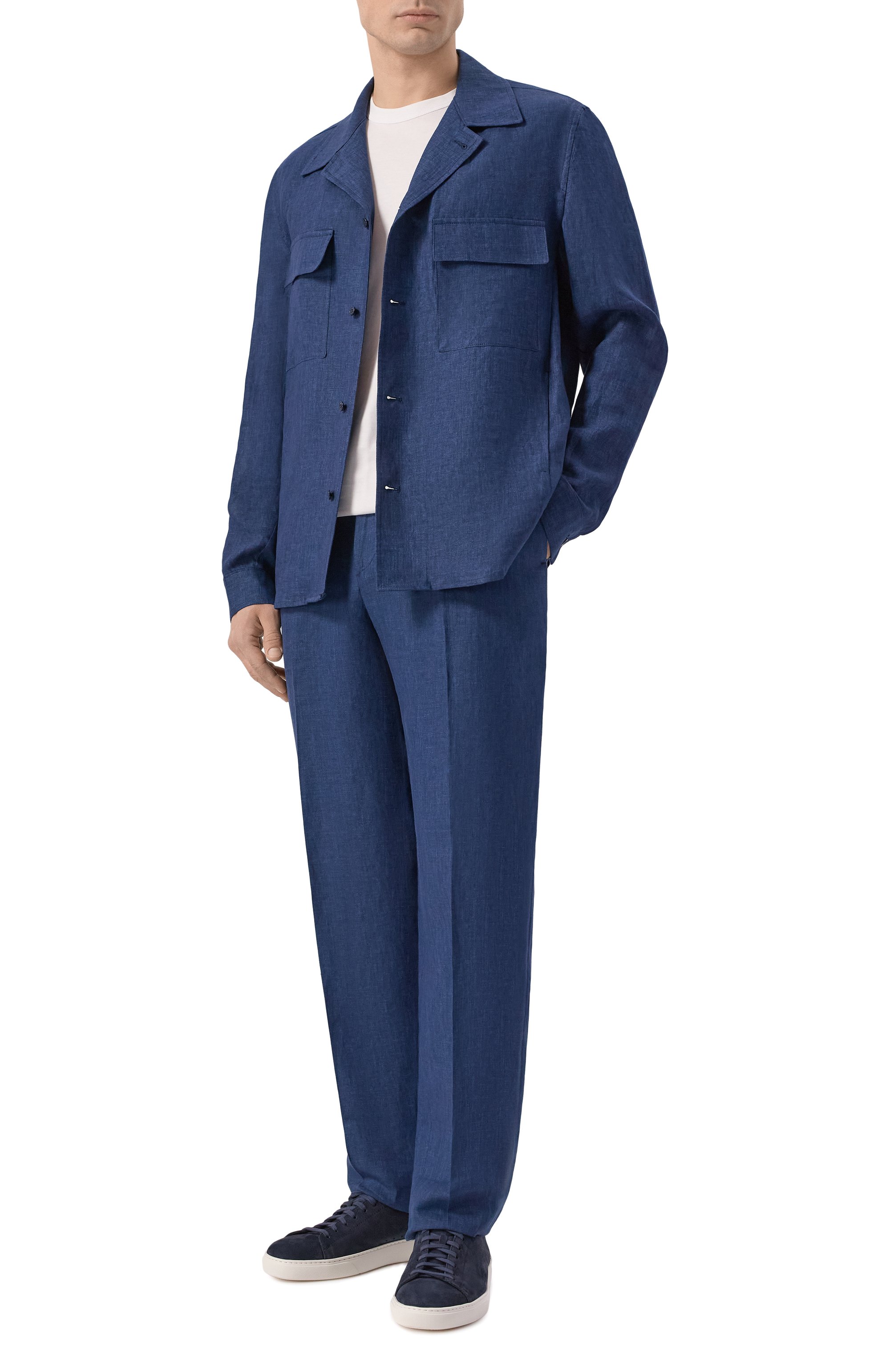 Льняные брюки ANDREA CAMPAGNA, арт. C0VENTSLFSAC/300118, фото 2