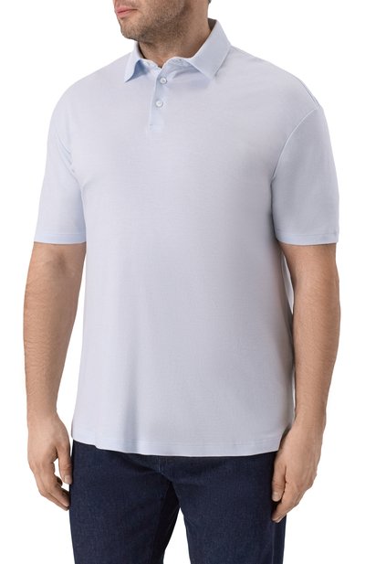 Поло из хлопка и лиоцелла PAUL&SHARK, арт. 26411253_001, фото 3