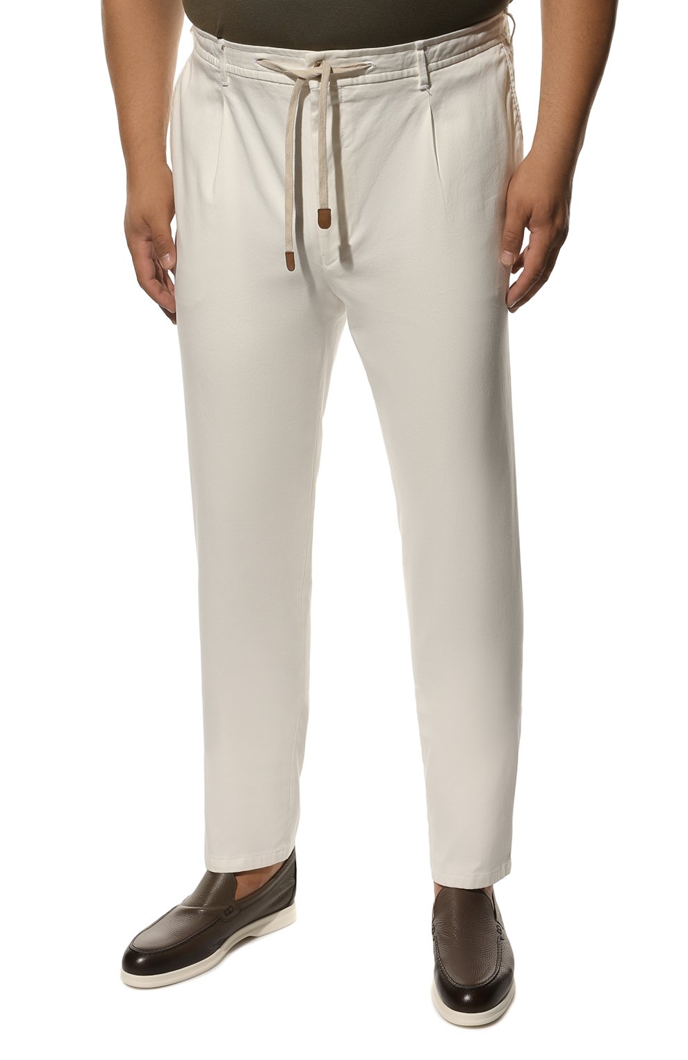 Хлопковые брюки EDUARD DRESSLER, арт. 250138/53W28, фото 3