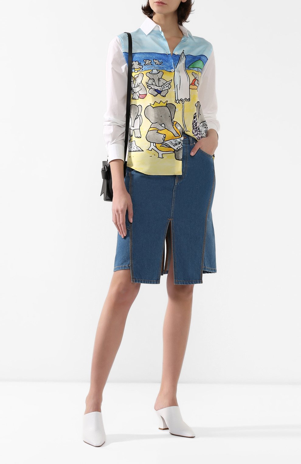 Джинсовая юбка LANVIN, арт. RW-ST414D-DZ01-P20, фото 2