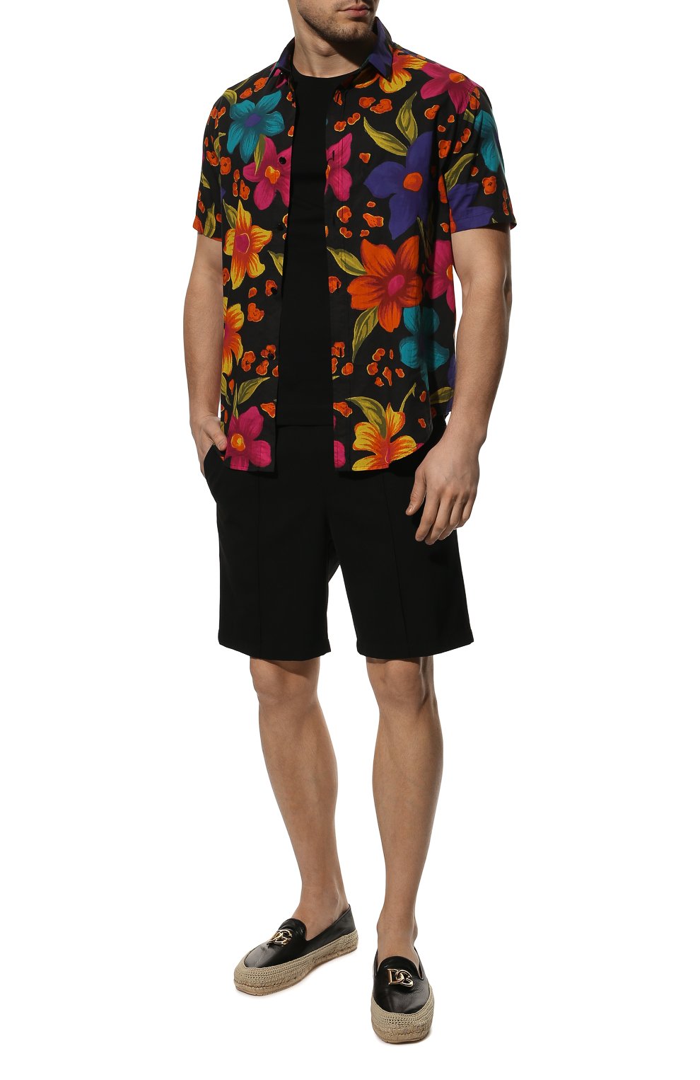 Шорты AMI черного цвета по цене 31850 руб., арт. HS0300.219, фото 2 Шорты AMI, арт. HS0300.219, фото 2