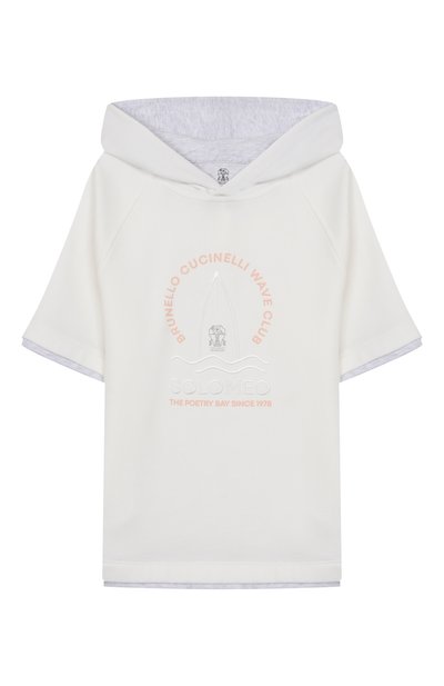 Хлопковое худи BRUNELLO CUCINELLI, арт. BW863E184C