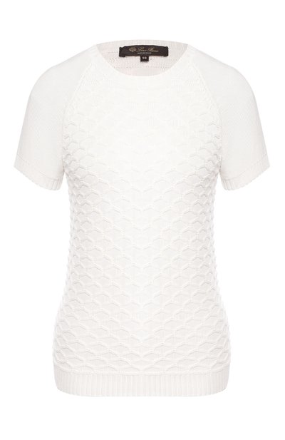 Женский топ из смеси шелка и хлопка LORO PIANA, арт. FAL0627