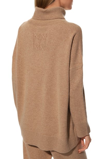 Кашемировый свитер MAX AND MOI бежевого цвета по цене 66050 руб., арт. H21PRAIRIE, фото 4 Кашемировый свитер MAX AND MOI, арт. H21PRAIRIE, фото 4