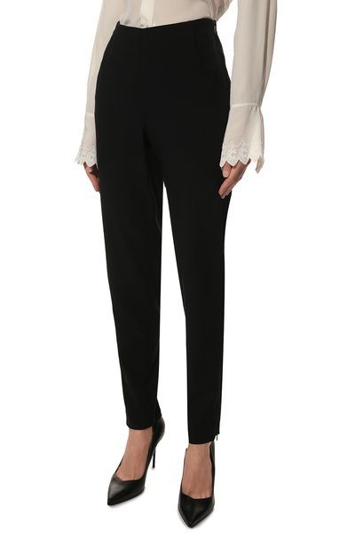 Шерстяные брюки GIORGIO ARMANI темно-синего цвета по цене 94800 руб., арт. 8CHPP01R/T001N, фото 3 Шерстяные брюки GIORGIO ARMANI, арт. 8CHPP01R/T001N, фото 3