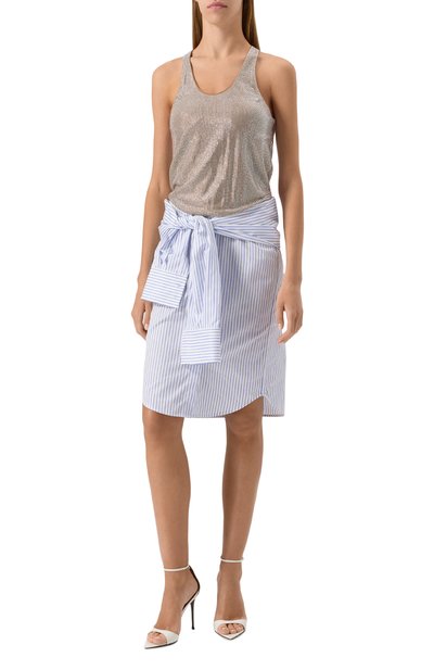 Платье с отделкой стразами GIUSEPPE DI MORABITO, арт. 04SSDR447C 04424, фото 3