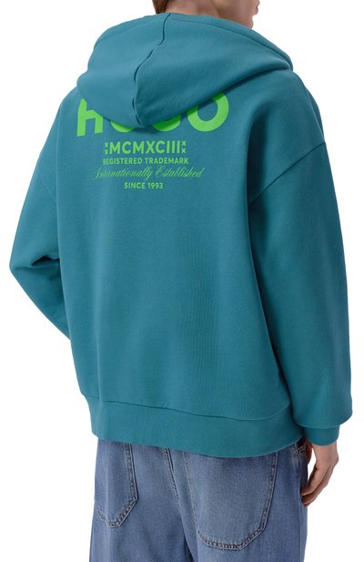Хлопковая толстовка HUGO BLUE, арт. 50520017, фото 4