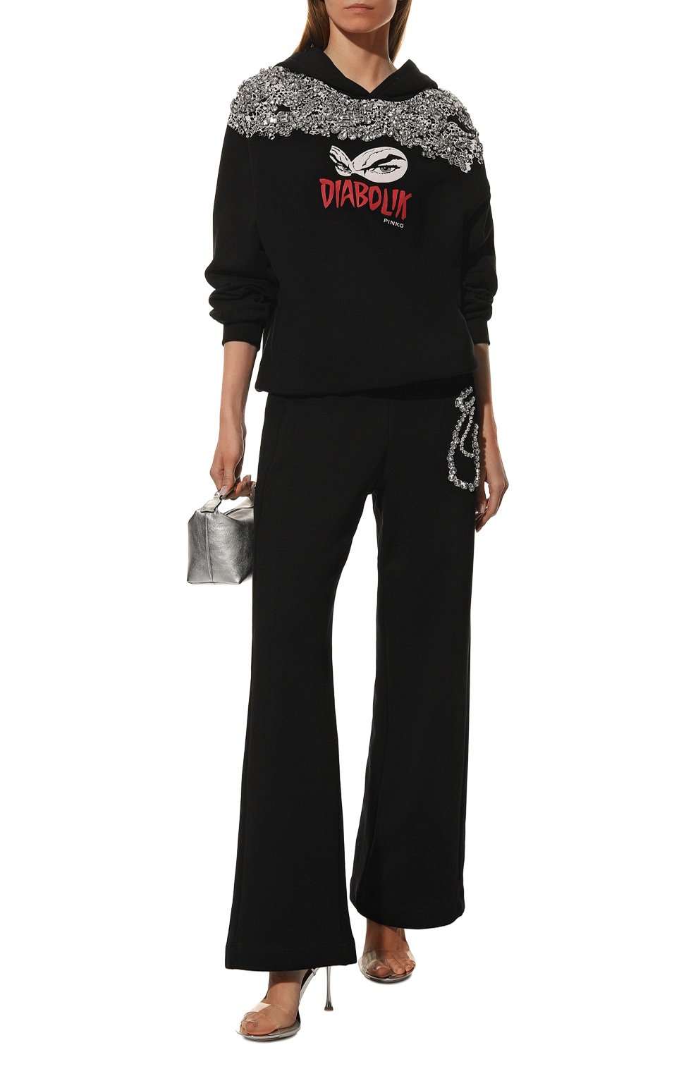 Хлопковые брюки PINKO, арт. 1L109E-8314, фото 2