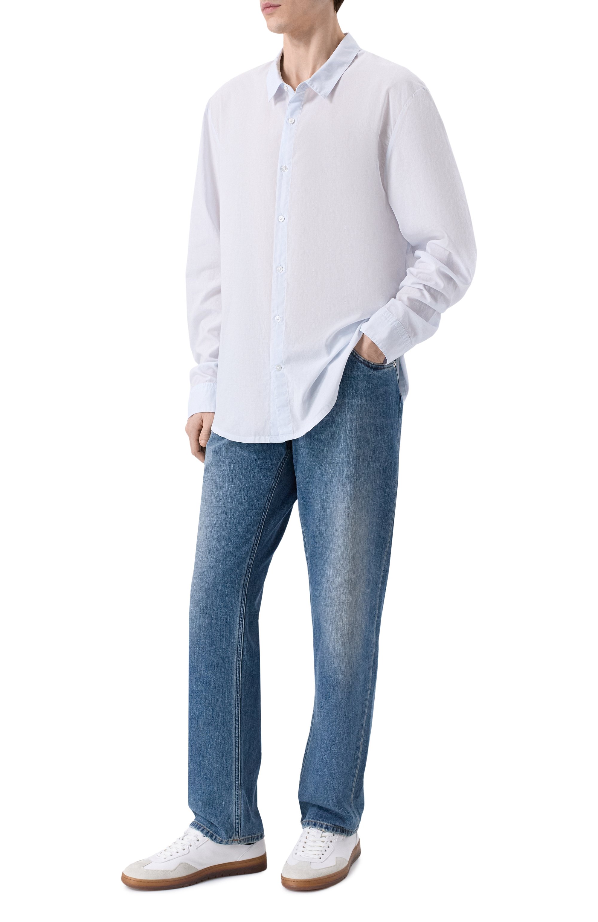 Хлопковая рубашка JAMES PERSE, арт. MLC3408, фото 2