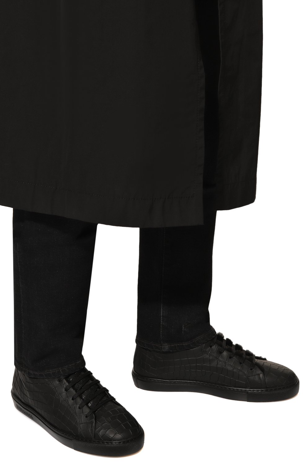 Кожаные кеды HIDE AND JACK, арт. IBKHBLKBLK-MTB, фото 3