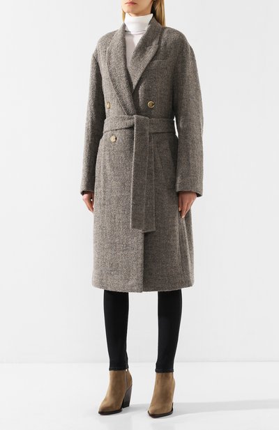 Пальто с поясом VINCE, арт. V631991234, фото 3
