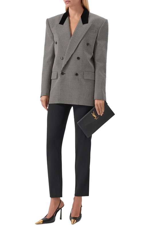 Кожаные туфли Jeanne 110 Saint Laurent 800164/AADX2 Чёрный  800164/AADX2 Фото 3