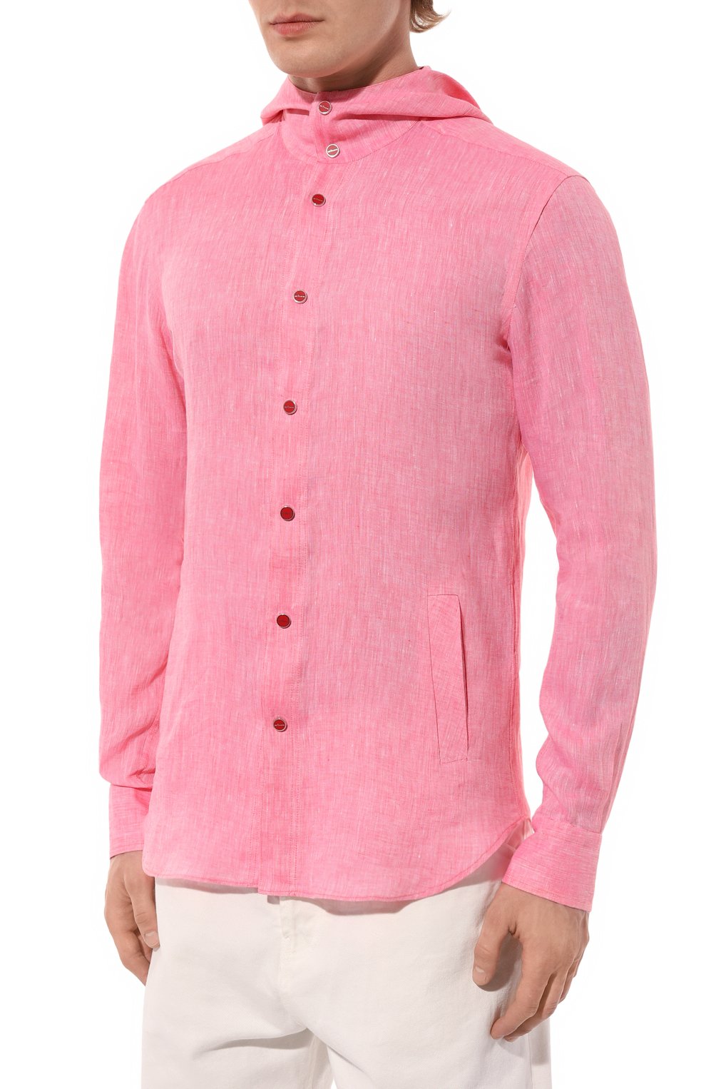 Льняная рубашка KITON, арт. UMCMARH06940, фото 3