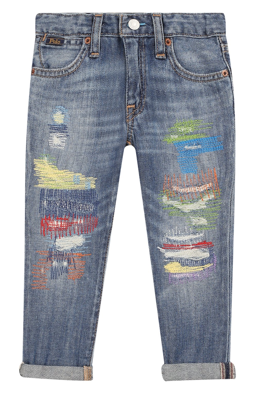 Джинсы с вышивкой POLO RALPH LAUREN, арт. 311749599, фото 1