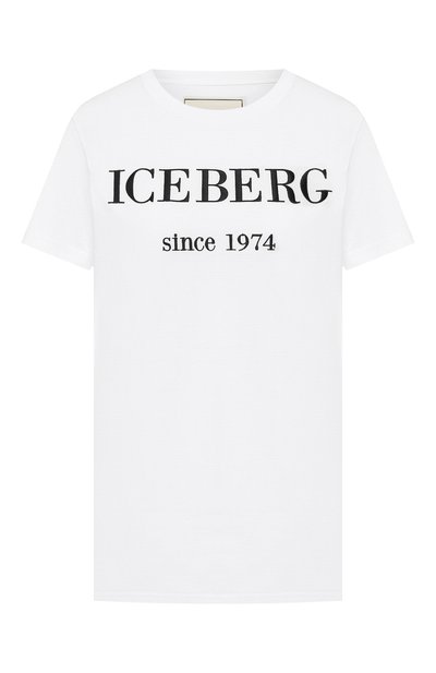 Женская хлопковая футболка ICEBERG, арт. 19E I2P0/F09A/6331