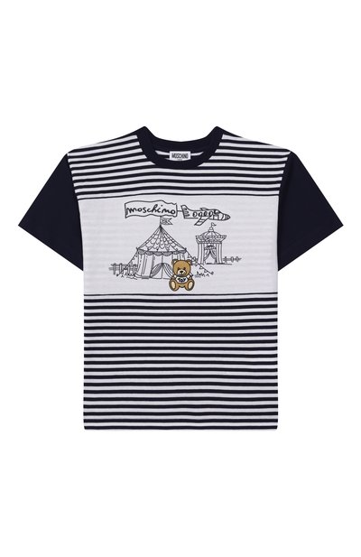 Хлопковая футболка MOSCHINO, арт. HUM053/LAE08/10-14