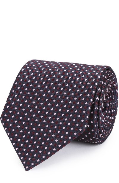 Мужской шелковый галстук с узором ZEGNA, арт. Z9E001L8