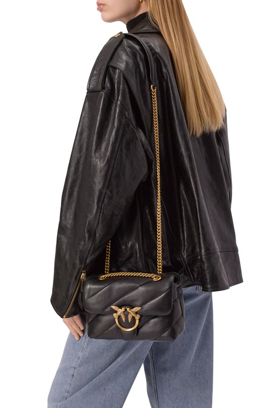 Сумка Love Puff mini Pinko 100039/A0F2 Чёрный  100039/A0F2 Фото 2