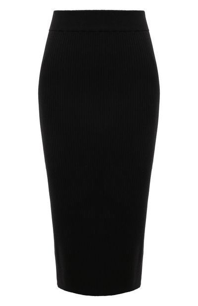 Хлопковая юбка VERSACE JEANS COUTURE, арт. 73HAEM29-73DPM29 RIB STRETCH FIL./CM01G, фото 1