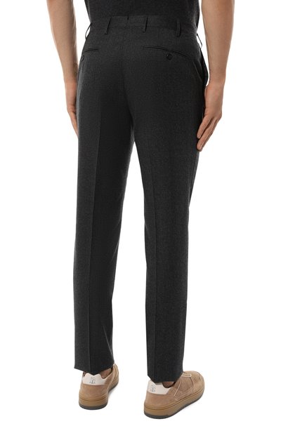 Шерстяные брюки CORNELIANI темно-серого цвета по цене 39700 руб., арт. 925B01-3818111, фото 4 Шерстяные брюки CORNELIANI, арт. 925B01-3818111, фото 4