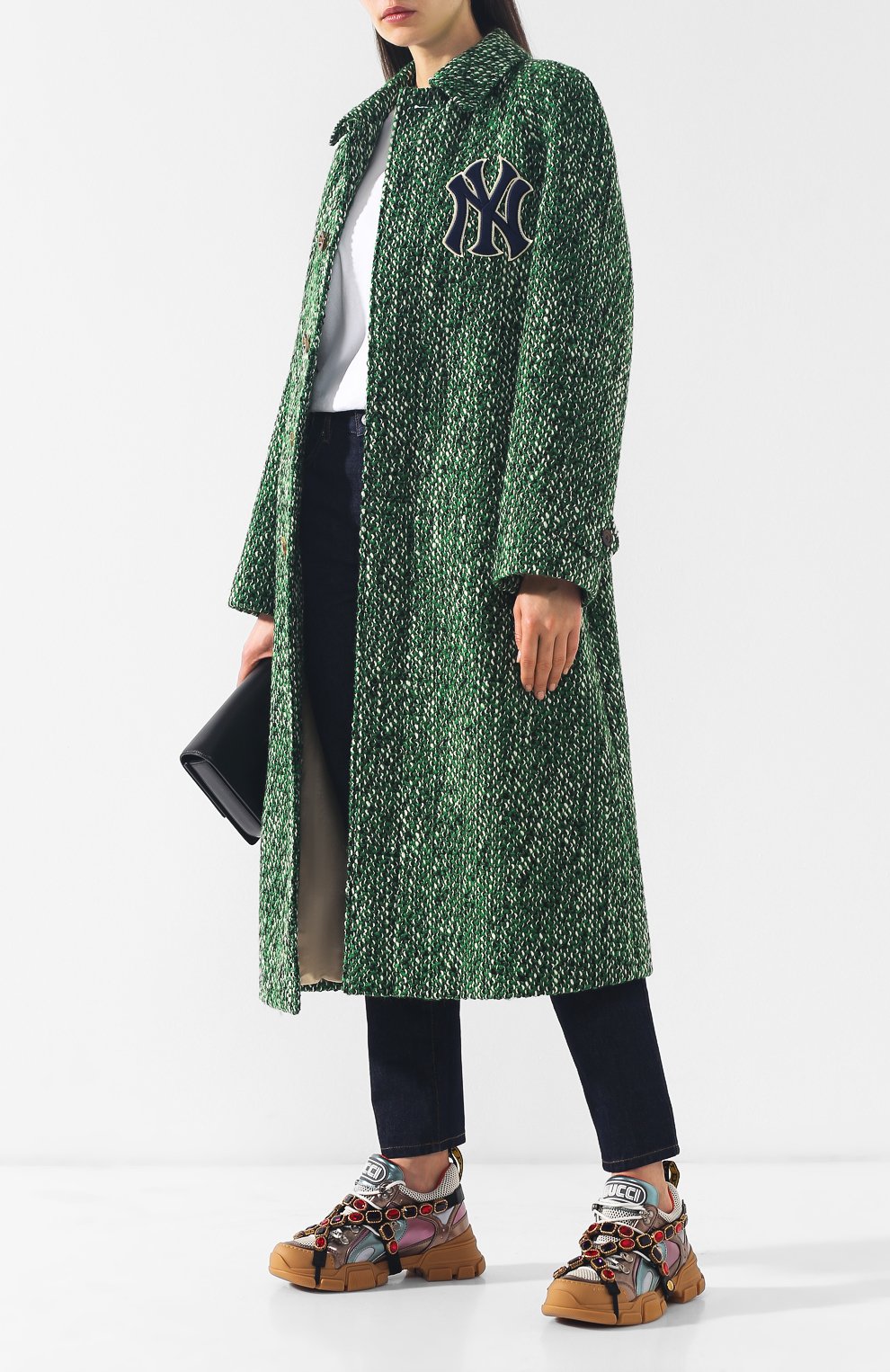 Пальто из смеси шерсти и хлопка GUCCI, арт. 543389/ZLE81, фото 2