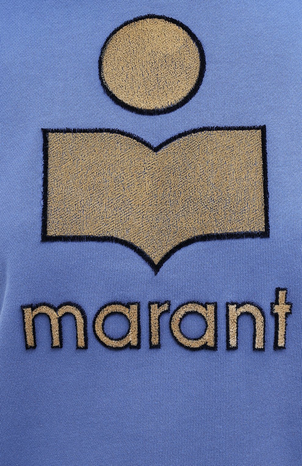 Хлопковый свитшот ISABEL MARANT ETOILE синего цвета по цене 28500 руб., арт. SW0037-20A054E/MILLY, фото 5 Хлопковый свитшот ISABEL MARANT ETOILE, арт. SW0037-20A054E/MILLY, фото 5